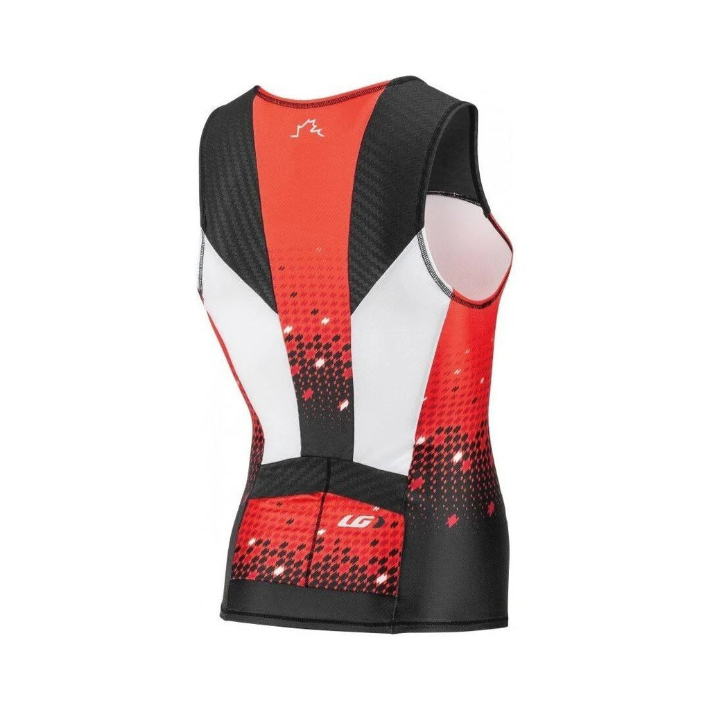 Men's Sleeveless Tri Course Black Flame Carmin G5390