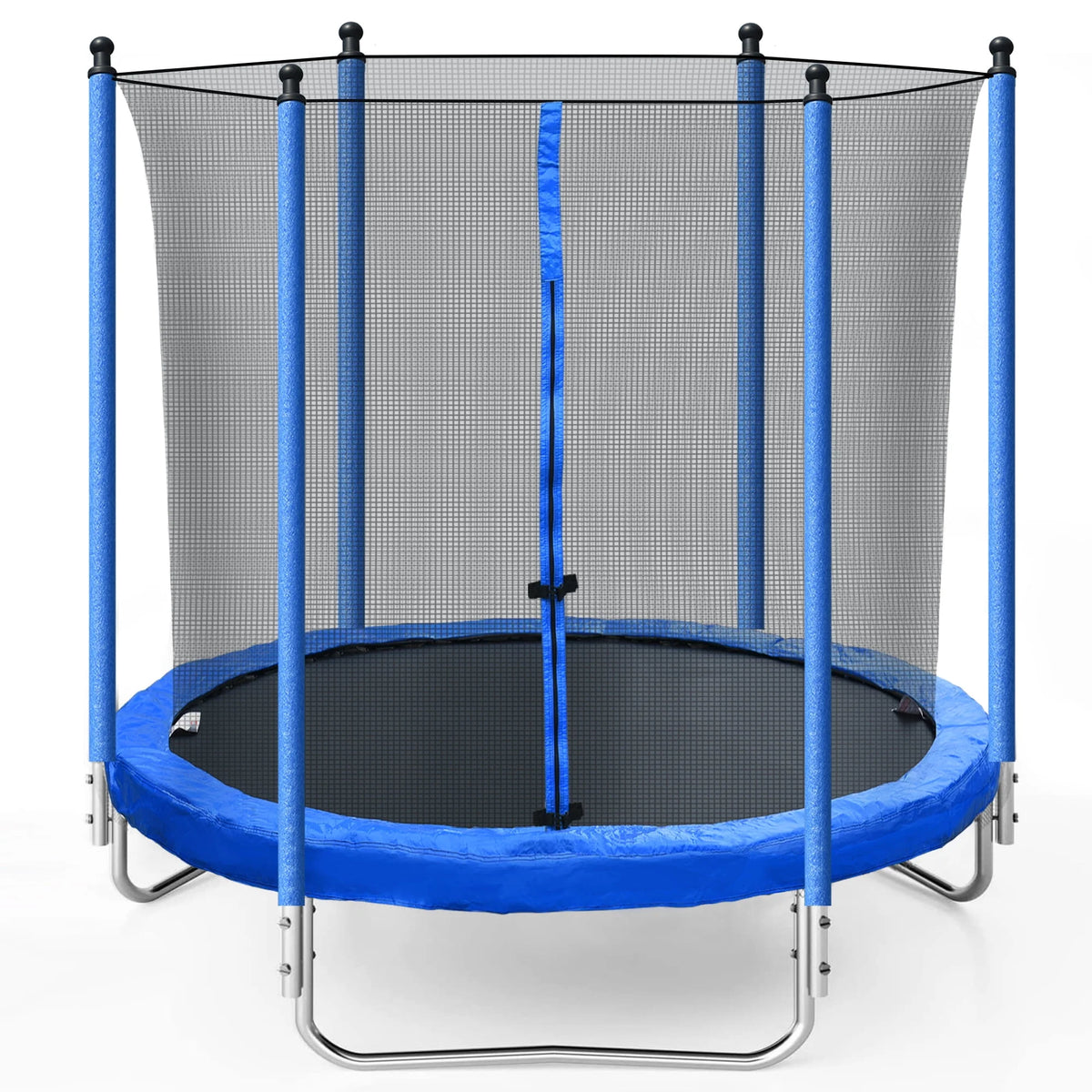 8FT Trampoline with Safety Enclosure Net and Ladder J946707