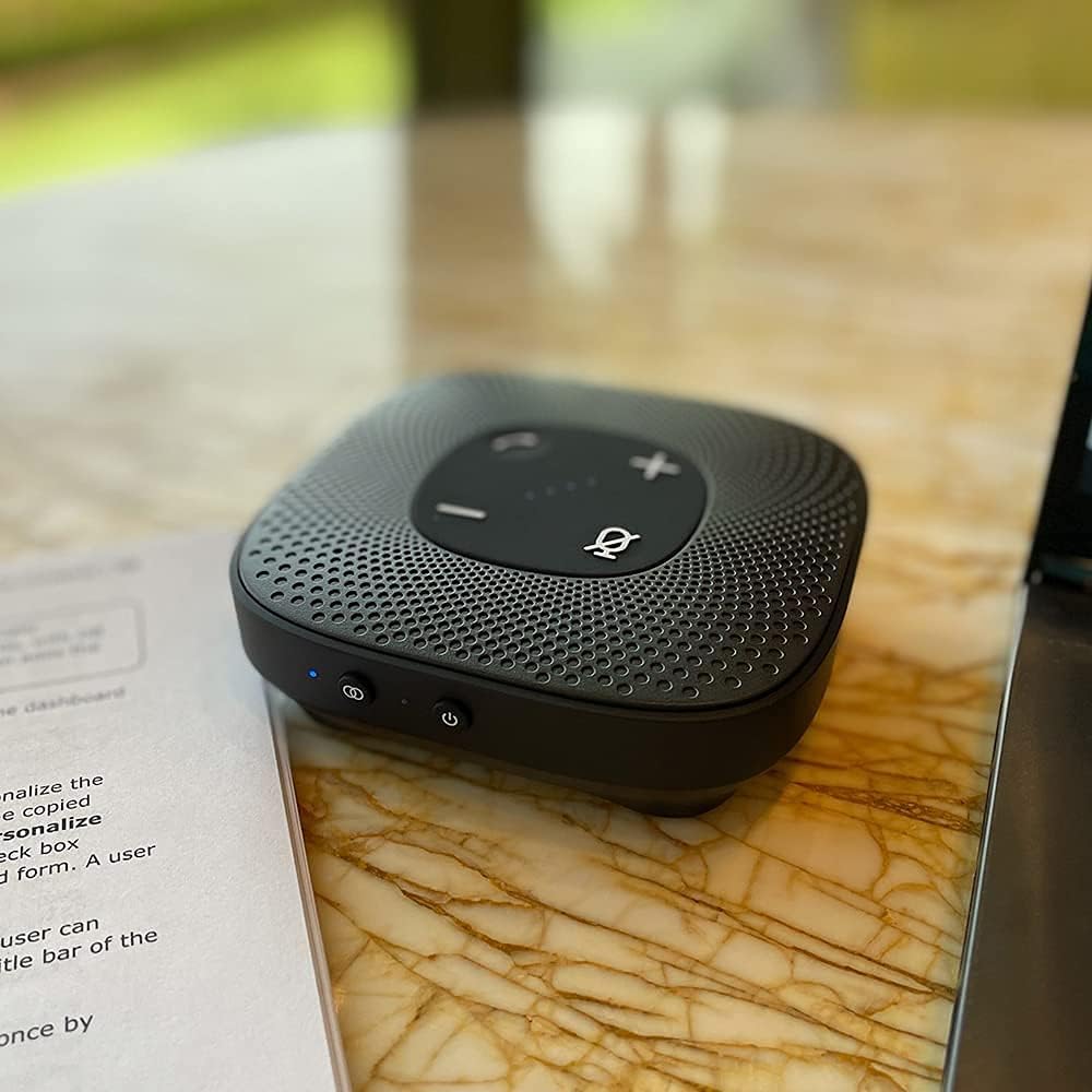 USB and Bluetooth Speakerphone with 360 Degree Noise Cancelling Microphone C926