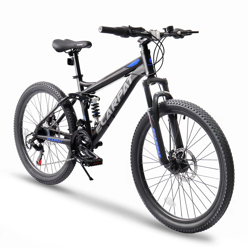 24 Inch 21-Speed Full Suspension Mountain Bike T3762