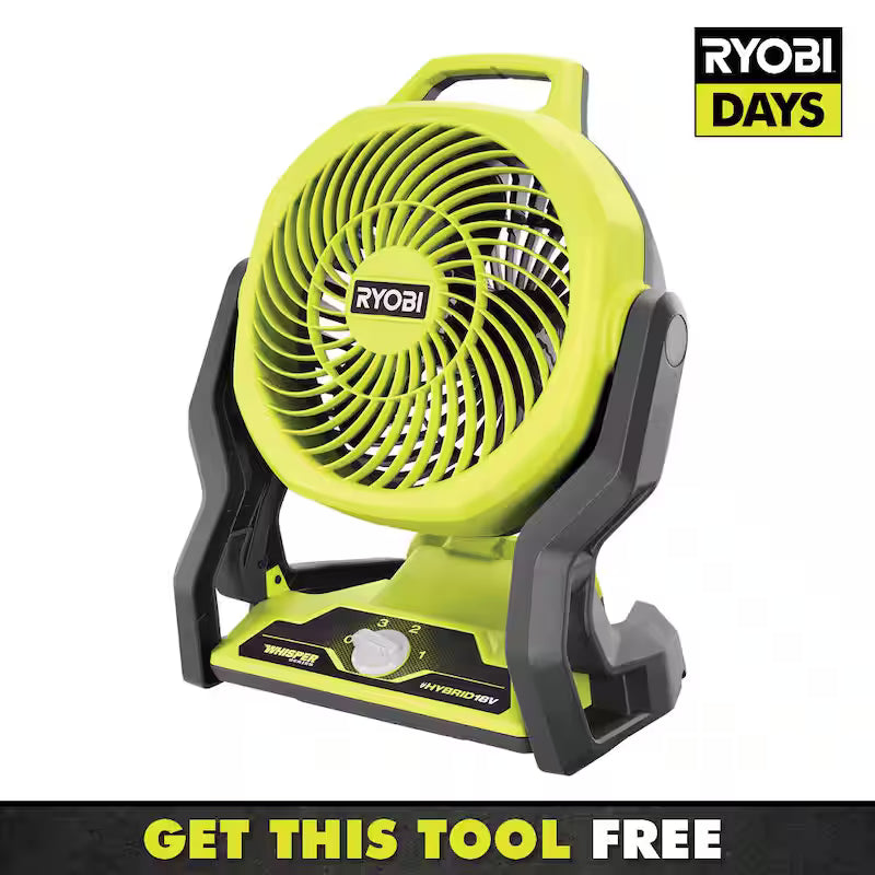18V Cordless Hybrid 7-1/2 in. Fan Z11202