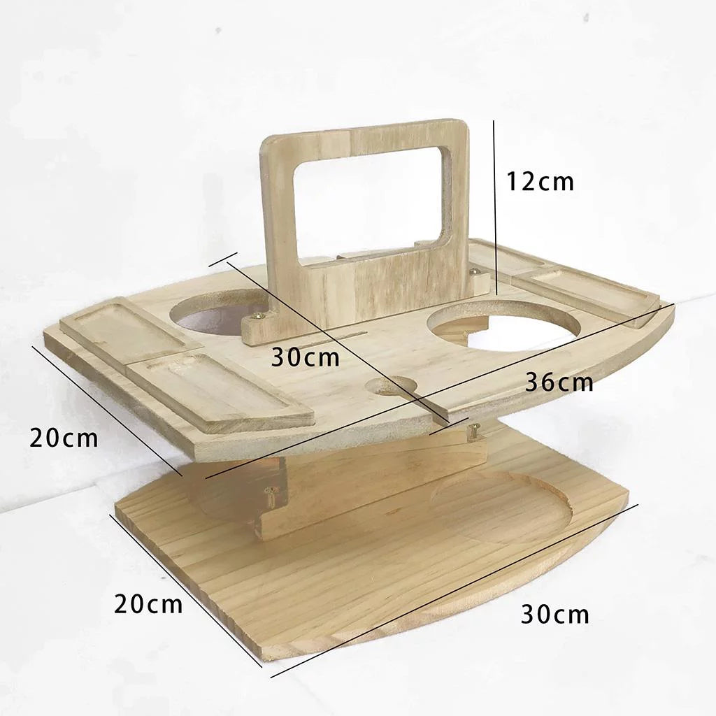 Portable Outdoor Picnic Table with Glass Holder Q814