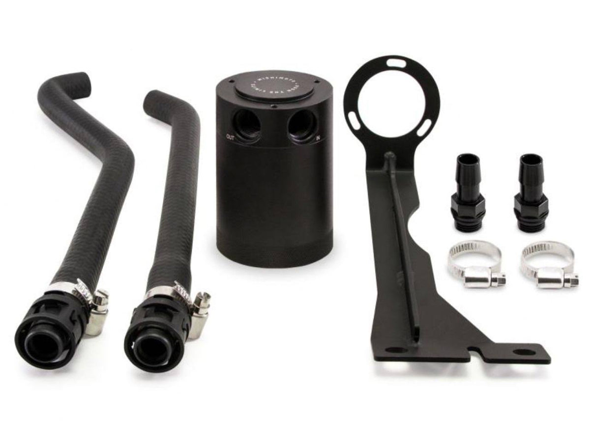 Black Baffled Oil Catch Can Kit E9462