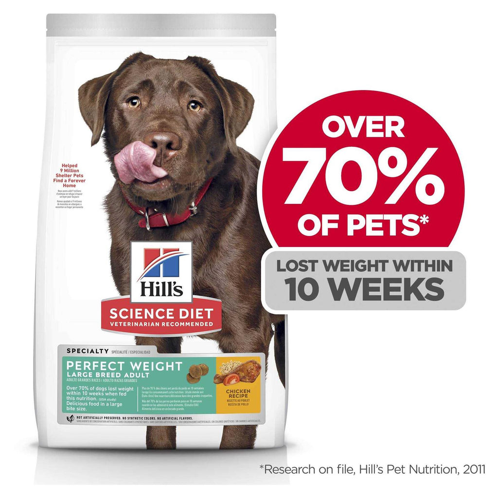 Adult Perfect Weight Large Breed Chicken Dry Dog Food O69159