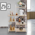 35.5 inch 4-Tier Rolling Kitchen Storage Cart C664628