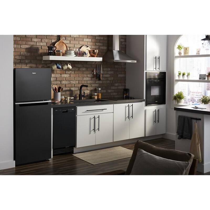 Black Counter Depth Top Freezer Refrigerator S242