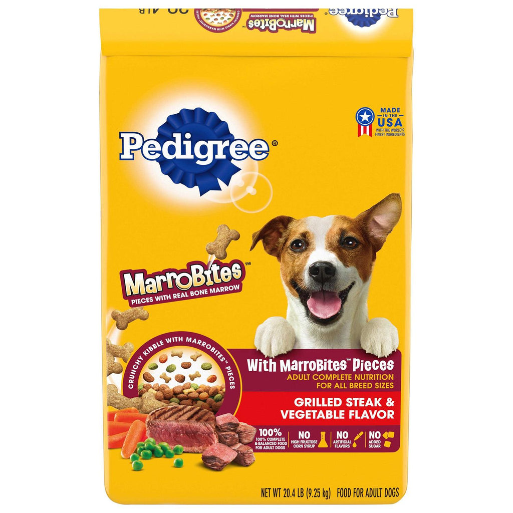 Steak & Vegetable Adult Dry Dog Food T6823