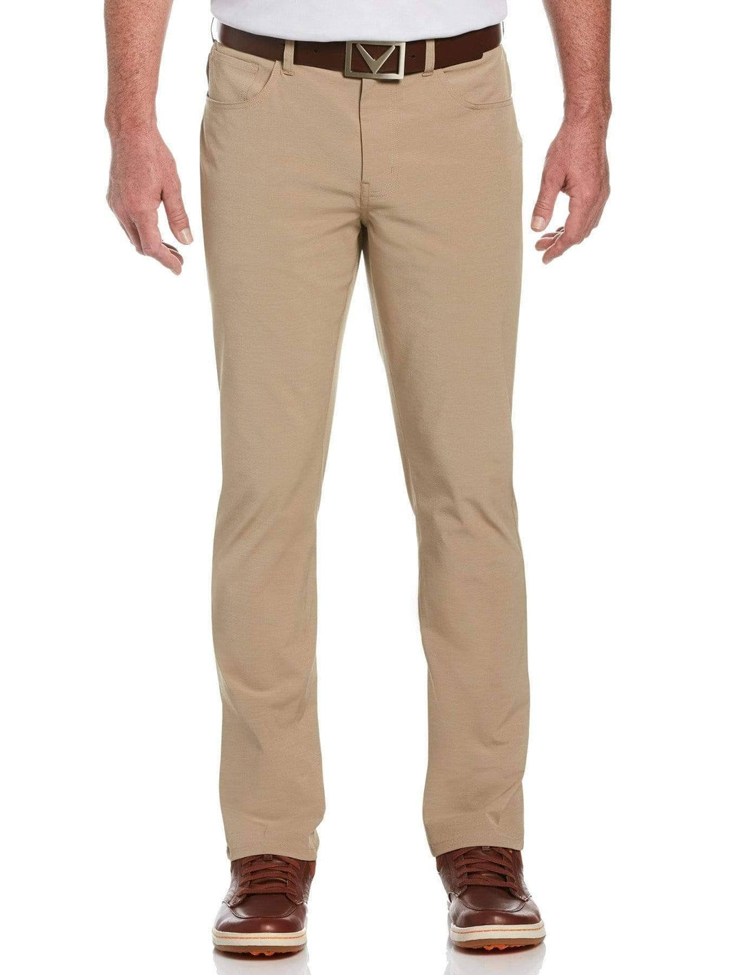 Khaki Heather Beige 5-Pocket Pant G4218