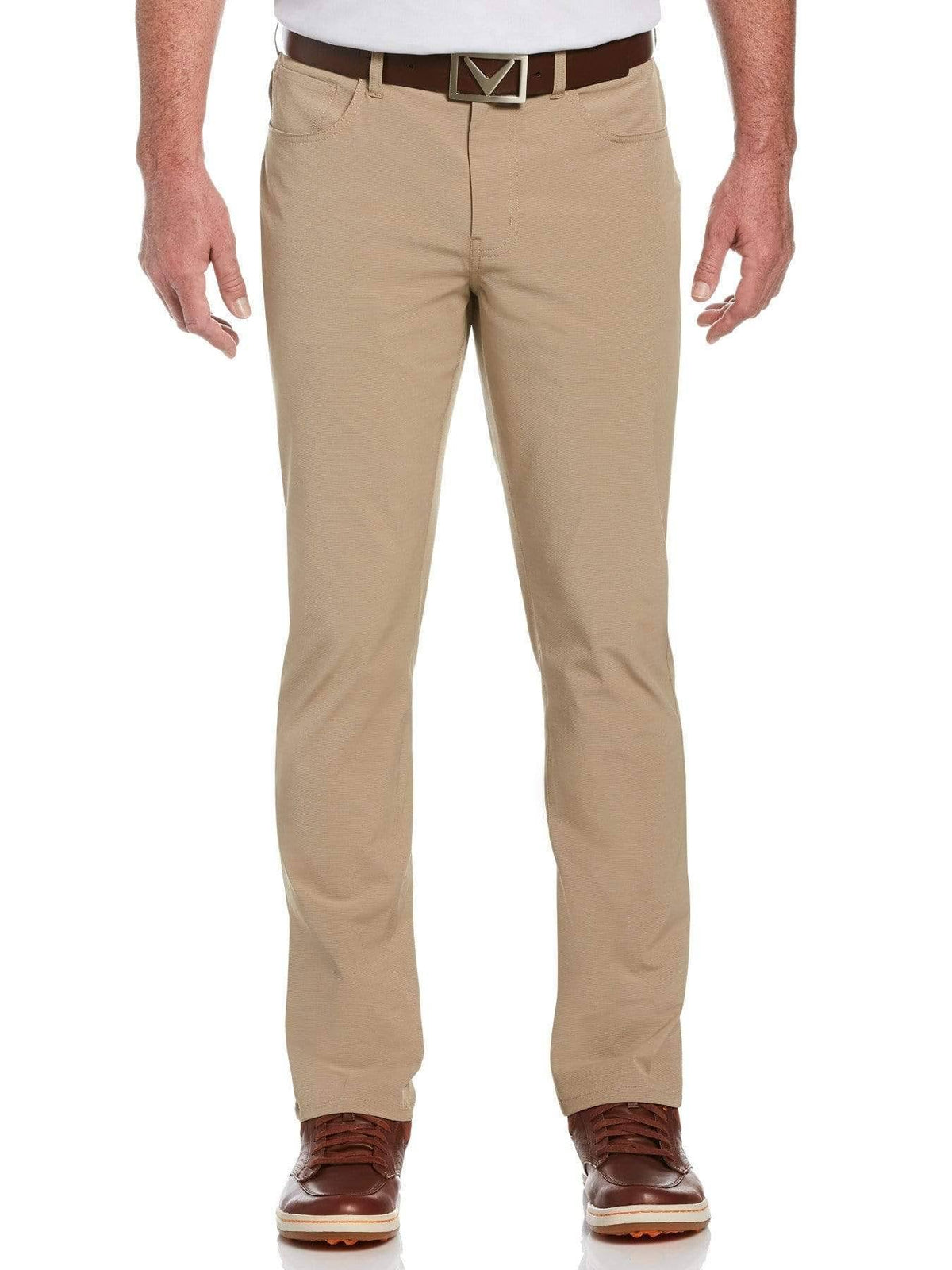 Khaki Heather Beige 5-Pocket Pant G4218