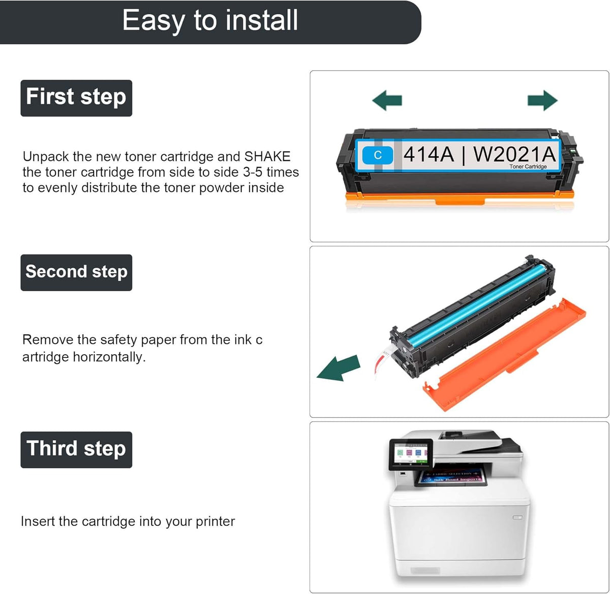 Cyan Toner Cartridge Replacement P9175