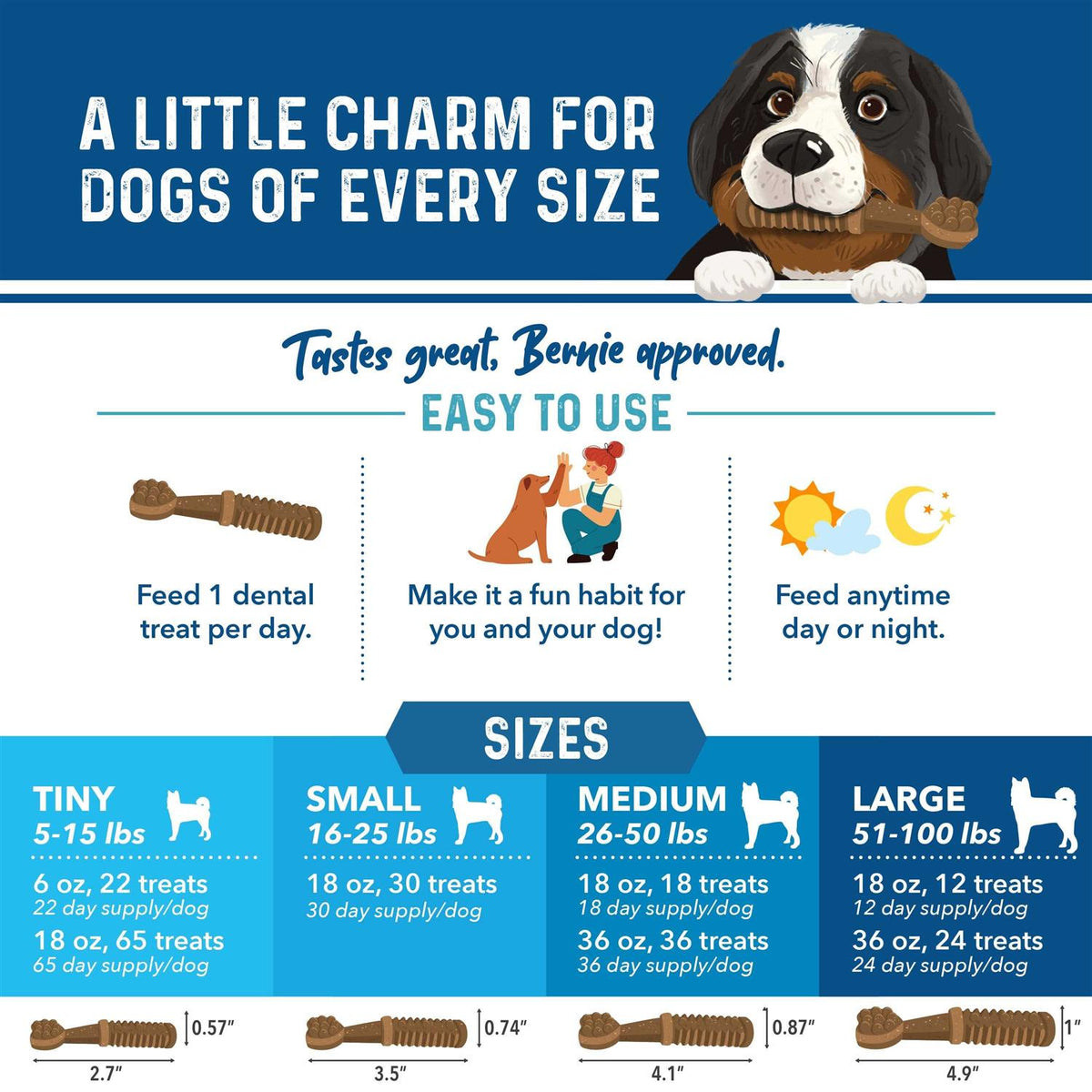 Daily Dental Chews Dogs I9565