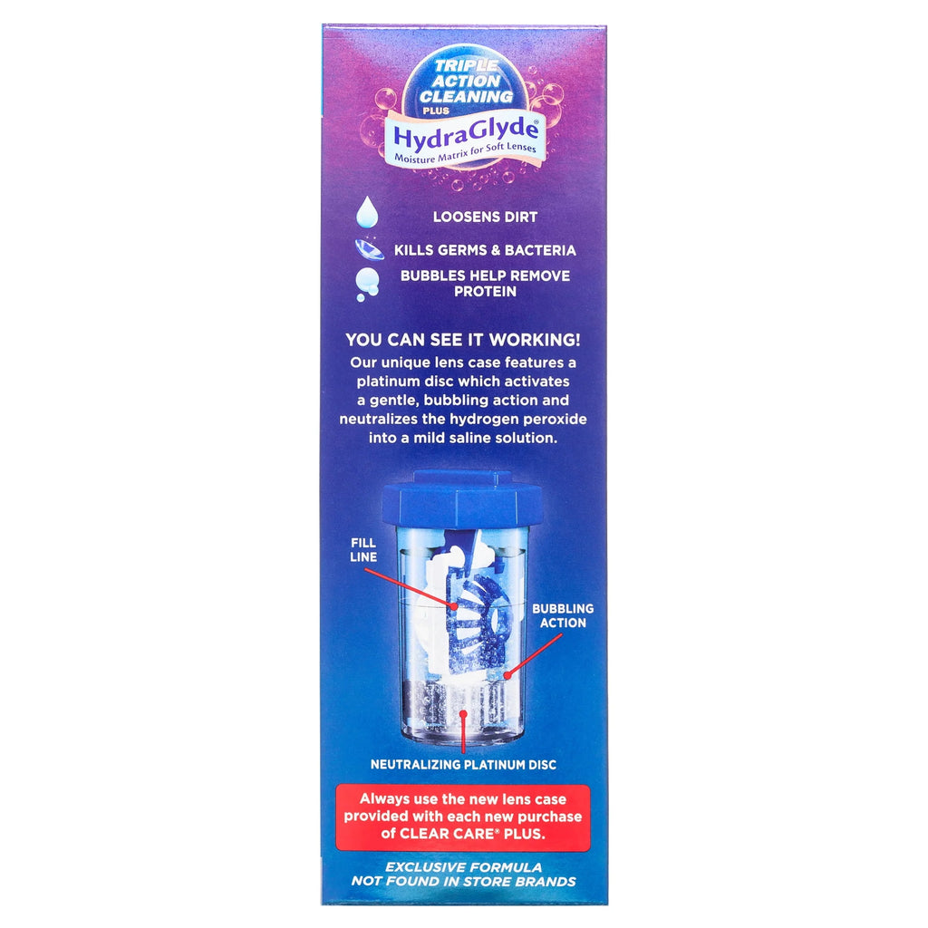 Contact Lens Cleaning Solution with HydraGlyde, Two 12oz I340428