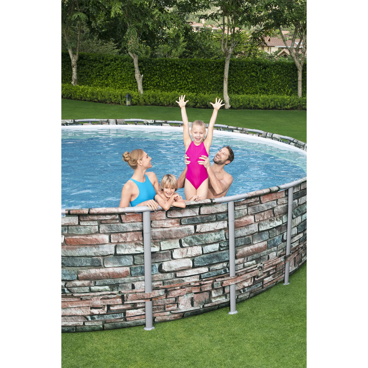 20 Foot Round Above Ground Swimming Pool Set I953962