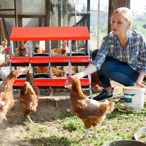 6 Holes Metal Chicken Nesting Boxes K125121