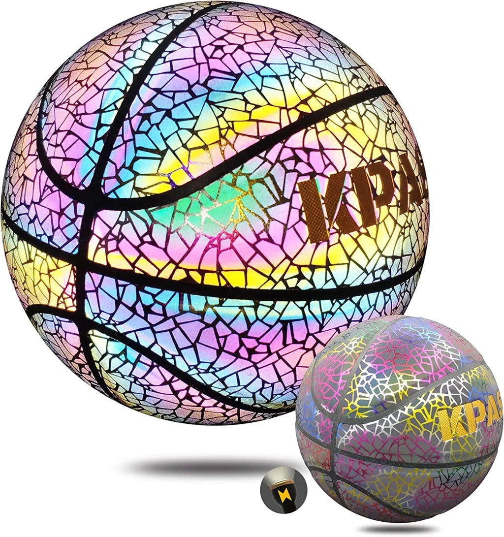 Holographic Reflective Composite Leather Basketball C706