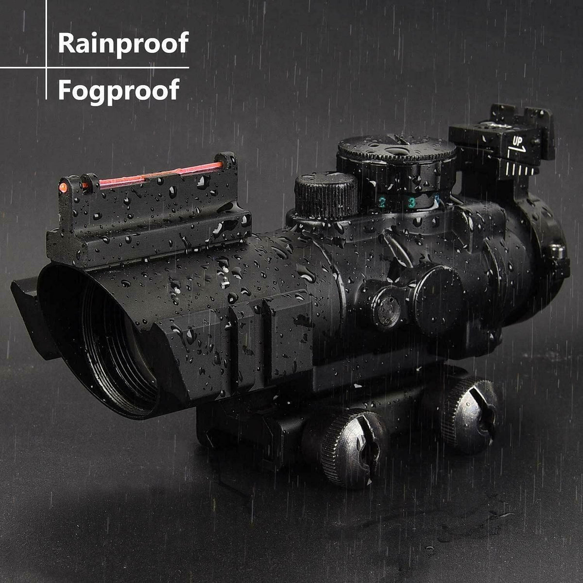 4x32 Red/Green/Blue Illuminated Mil-Dot Reticle Scope H260