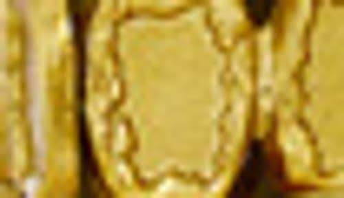 Gold Aluminum Contemporary Candle Holder A533576