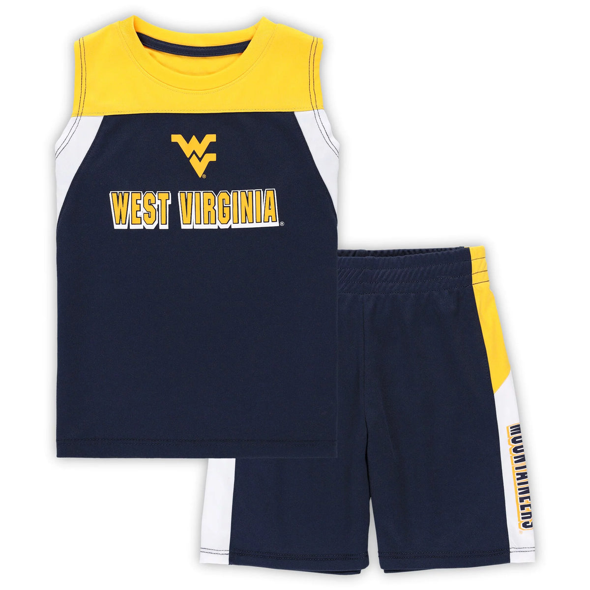Navy Toddler Tank Top & Shorts Set U423