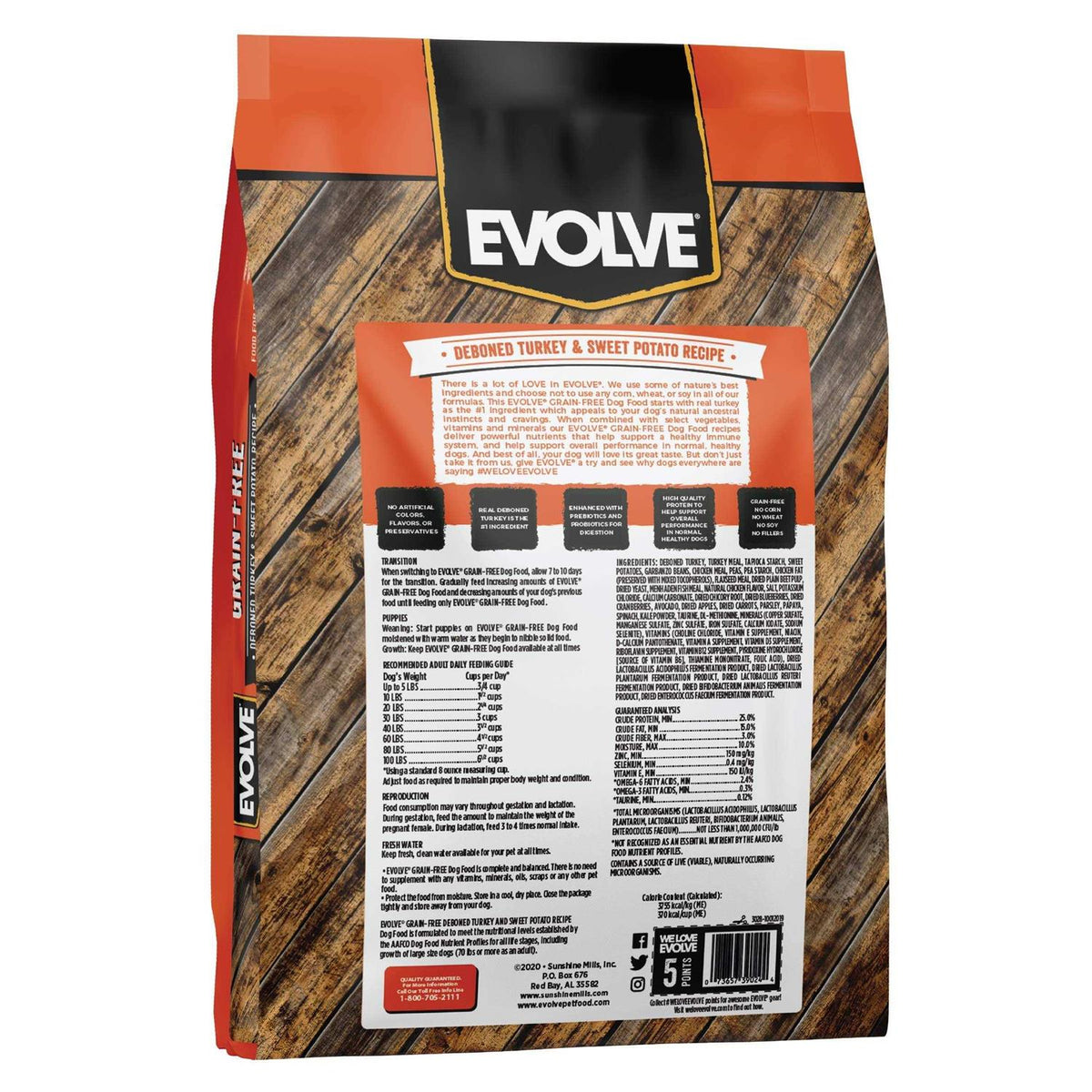 Grain Free Turkey and Sweet Potato Dog Food W376229