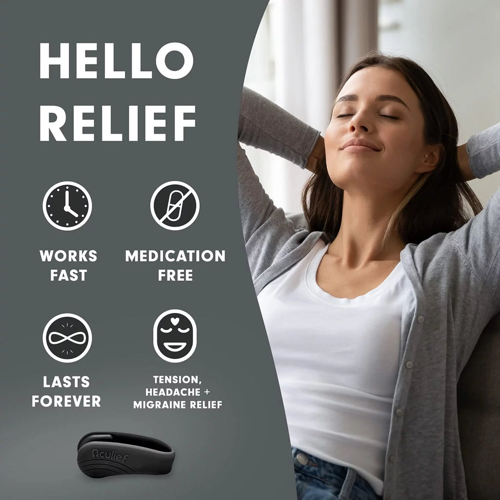 Black 2 Pack Wearable Acupressure Device L258