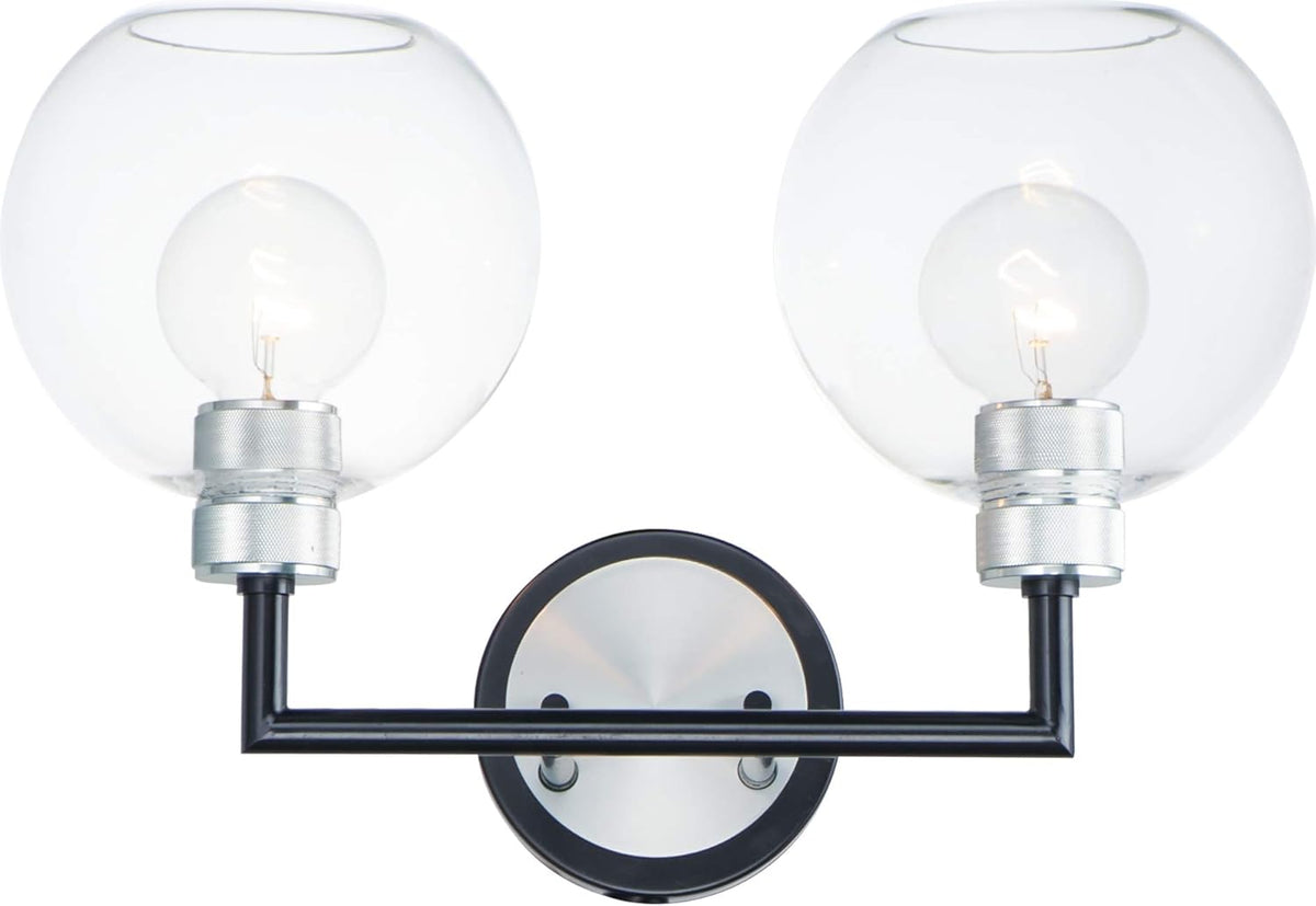 Black Satin Brass 1-Light LED Wall Sconce F58501