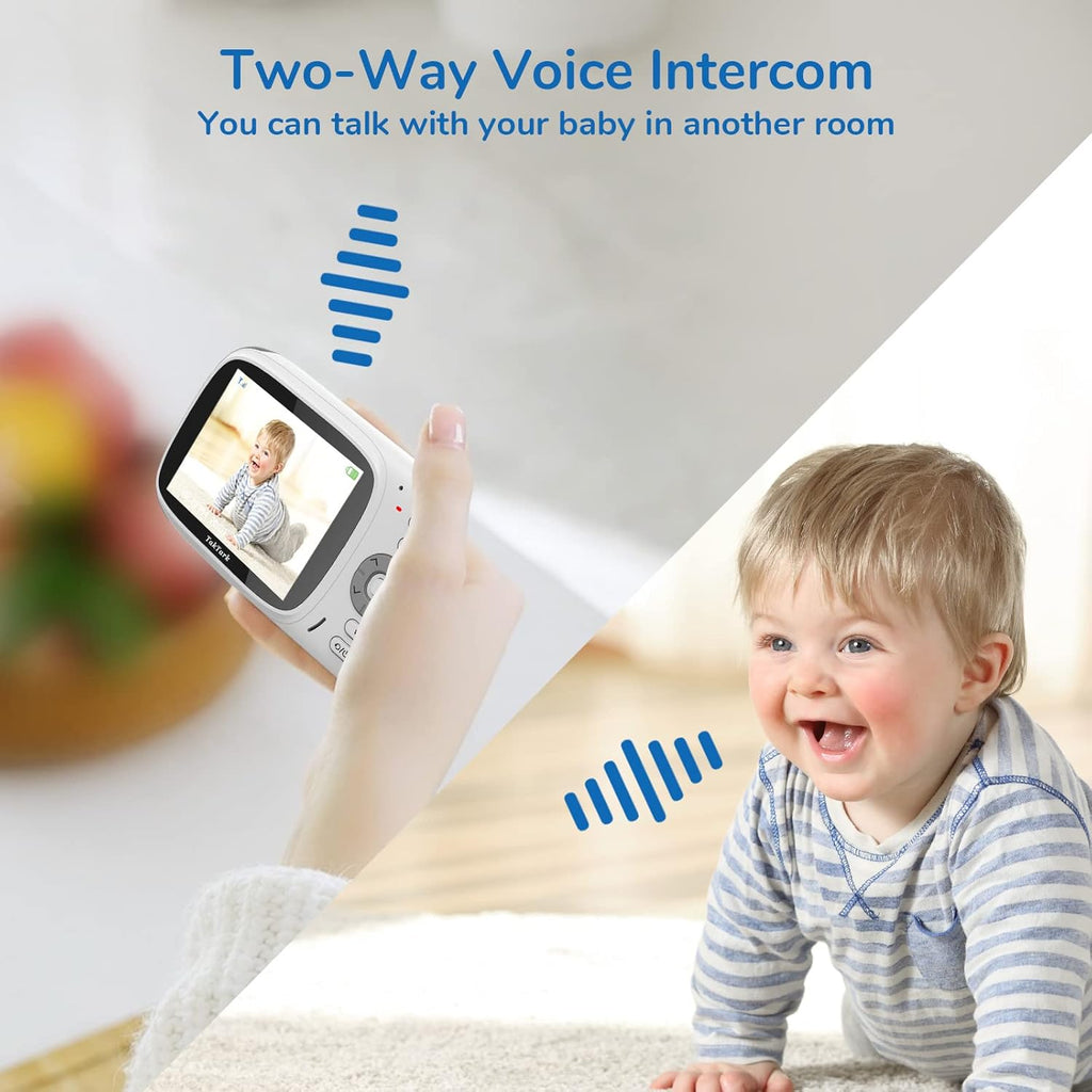 Video Baby Camera Monitor, No WiFi, Night Vision, 2 Way Audio Q47577
