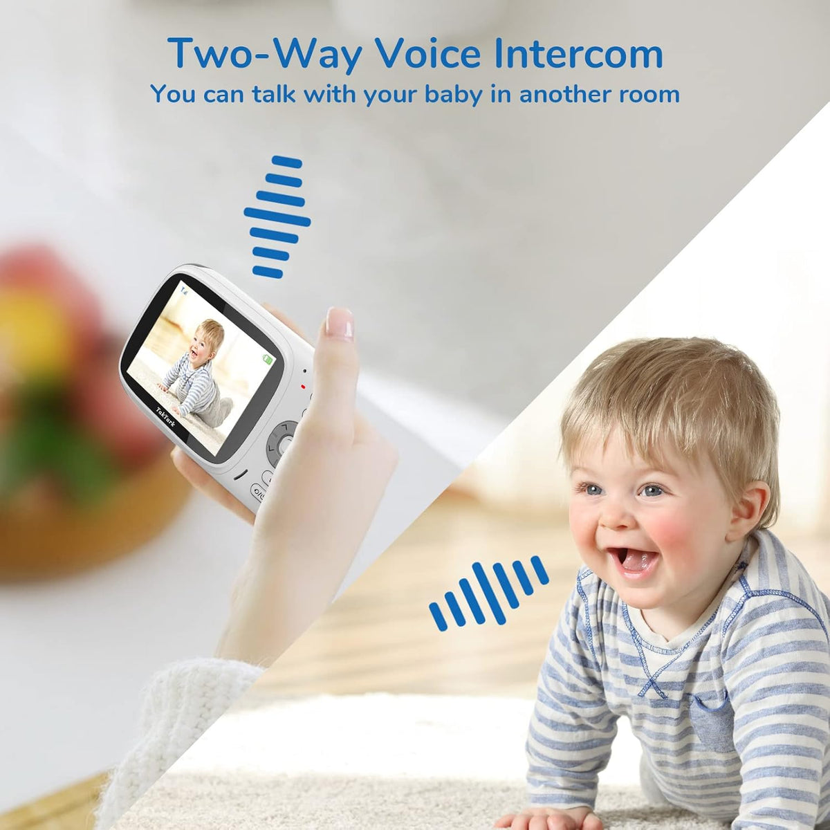 Video Baby Camera Monitor, No WiFi, Night Vision, 2 Way Audio Q47577