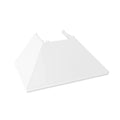 White Matte Range Hood Shell U98213