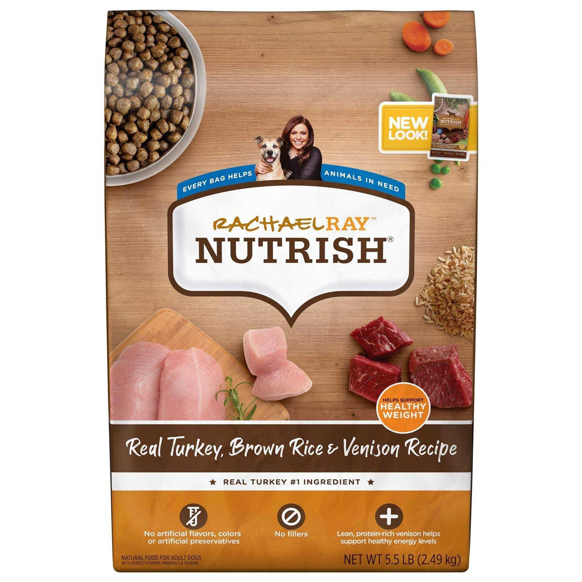 Turkey Brown Rice & Venison Recipe Dry Dog Food P827