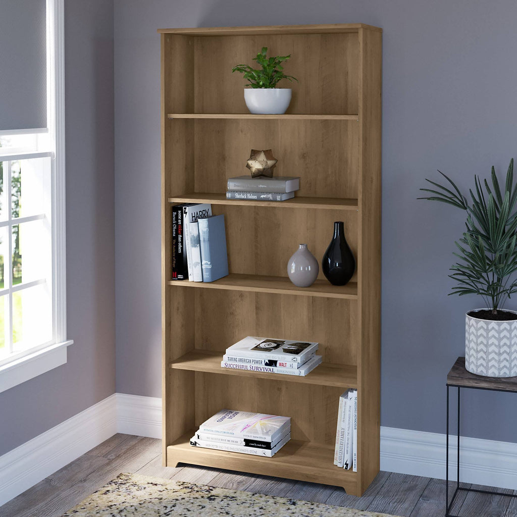 Tall 5 Shelf Bookcase B382