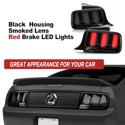 Smoked Black LED Tail Lights Left + Right A847729