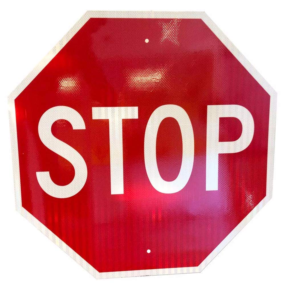 3M Diamond Grade Reflective Aluminum Stop Sign J410