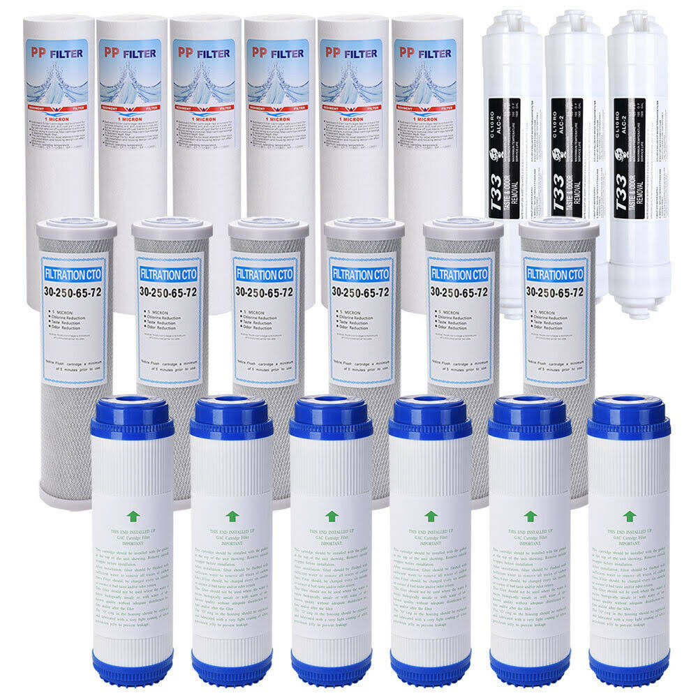 21 Pcs Reverse Osmosis Sediment Carbon Block Filter T6970