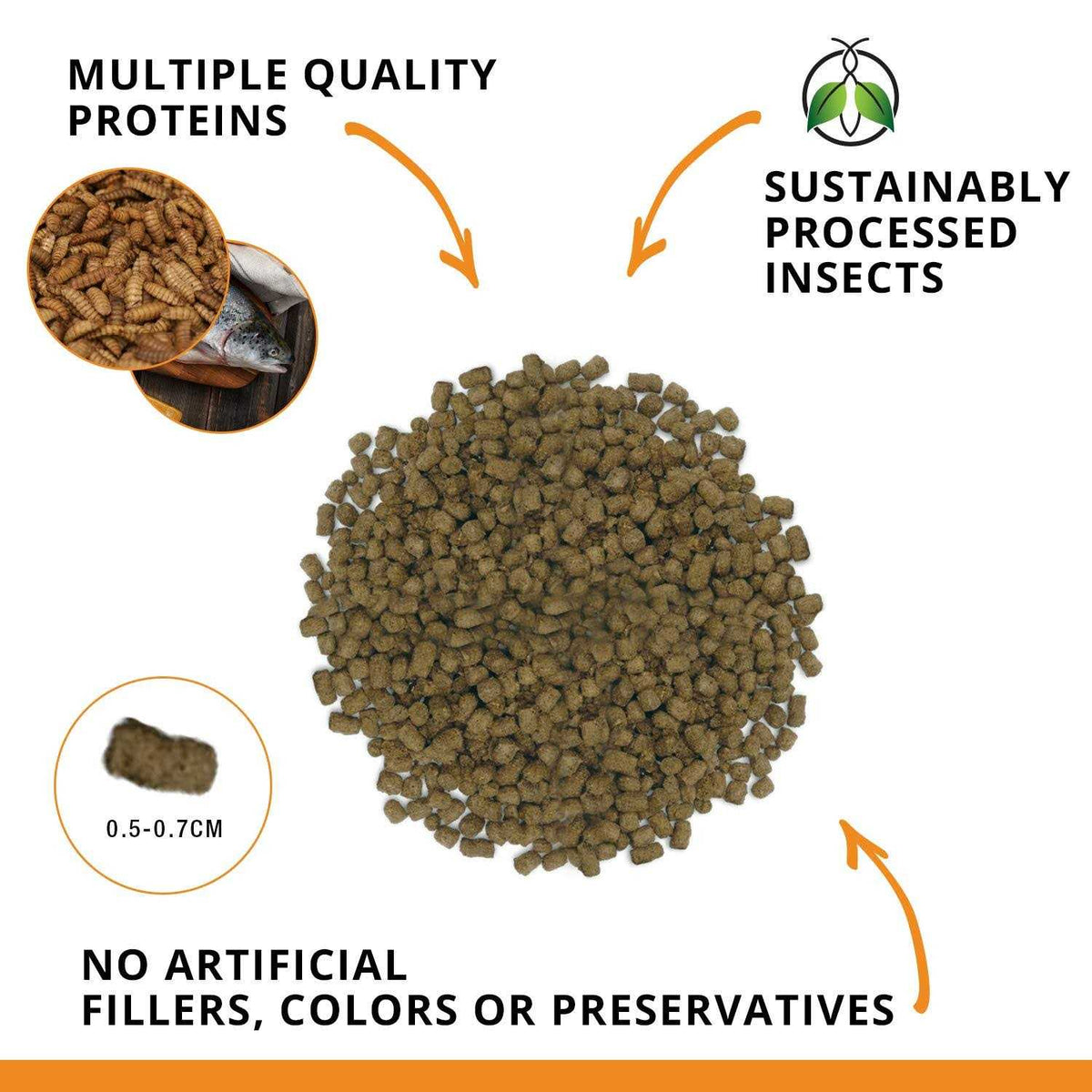 Bug Bites Goldfish Formula Pellets X226
