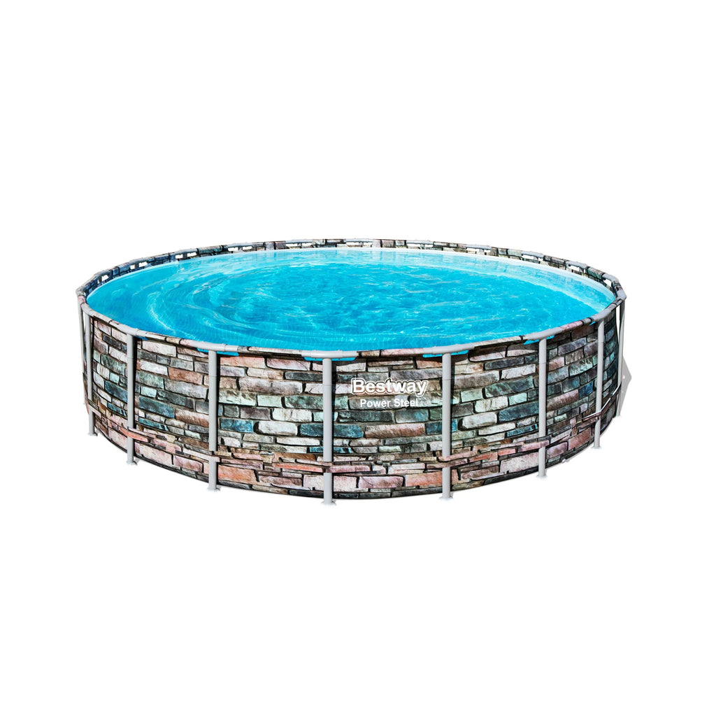 20 Foot Round Above Ground Swimming Pool Set I953962