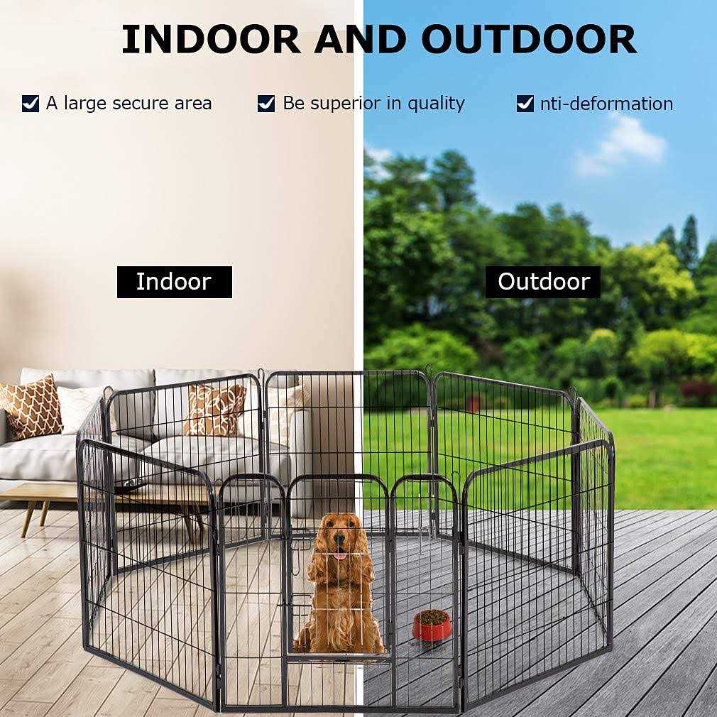 Heavy Duty Pet Playpen Dog Exercise Pen Cat Fence J270