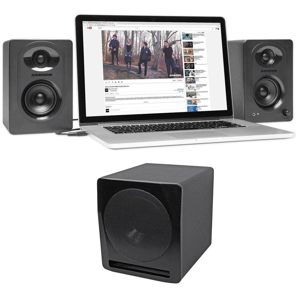 Powered Studio Monitors Speakers with Subwoofer D40328