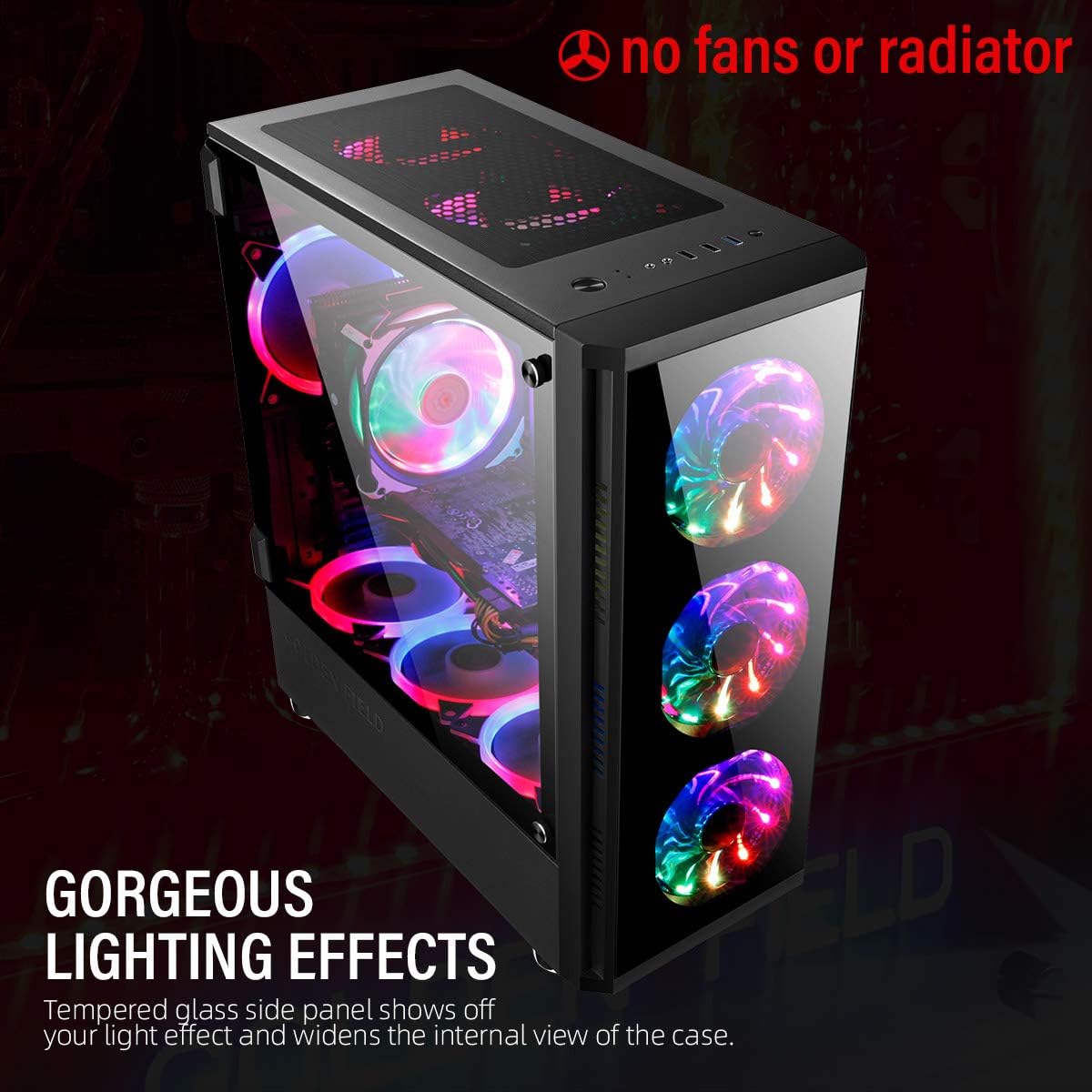 ATX Gaming PC Case with Side Window O404