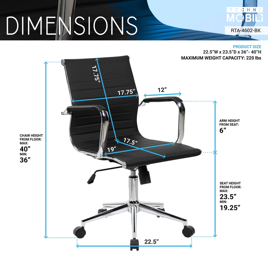 Black Executive Office Chair C43399