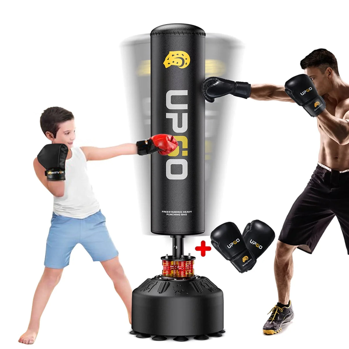 Freestanding Punching Bag with Boxing Gloves F834