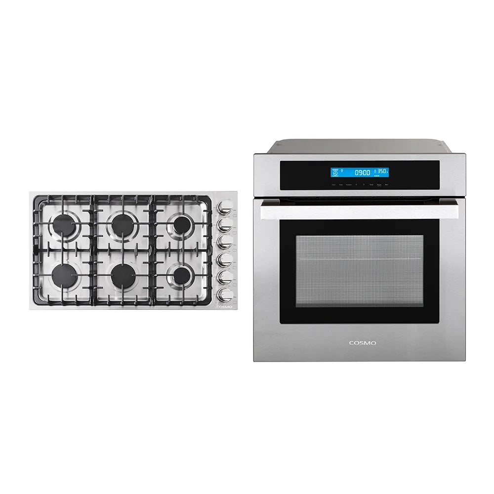 2 Piece Kitchen Package with Gas Cooktop & Electric Wall Oven E477862
