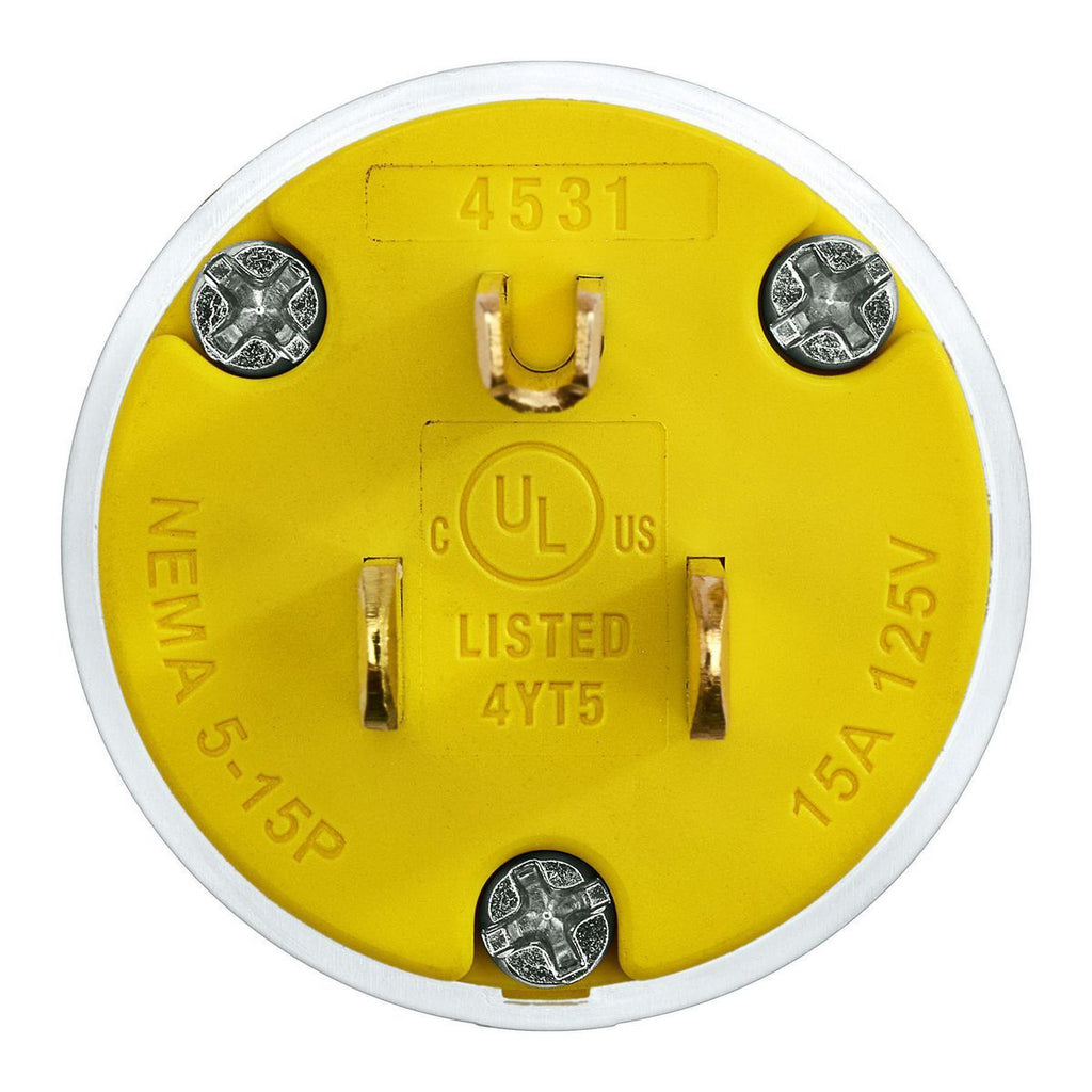 125V 15 Amp 12-18 AWG Male Plug A871044