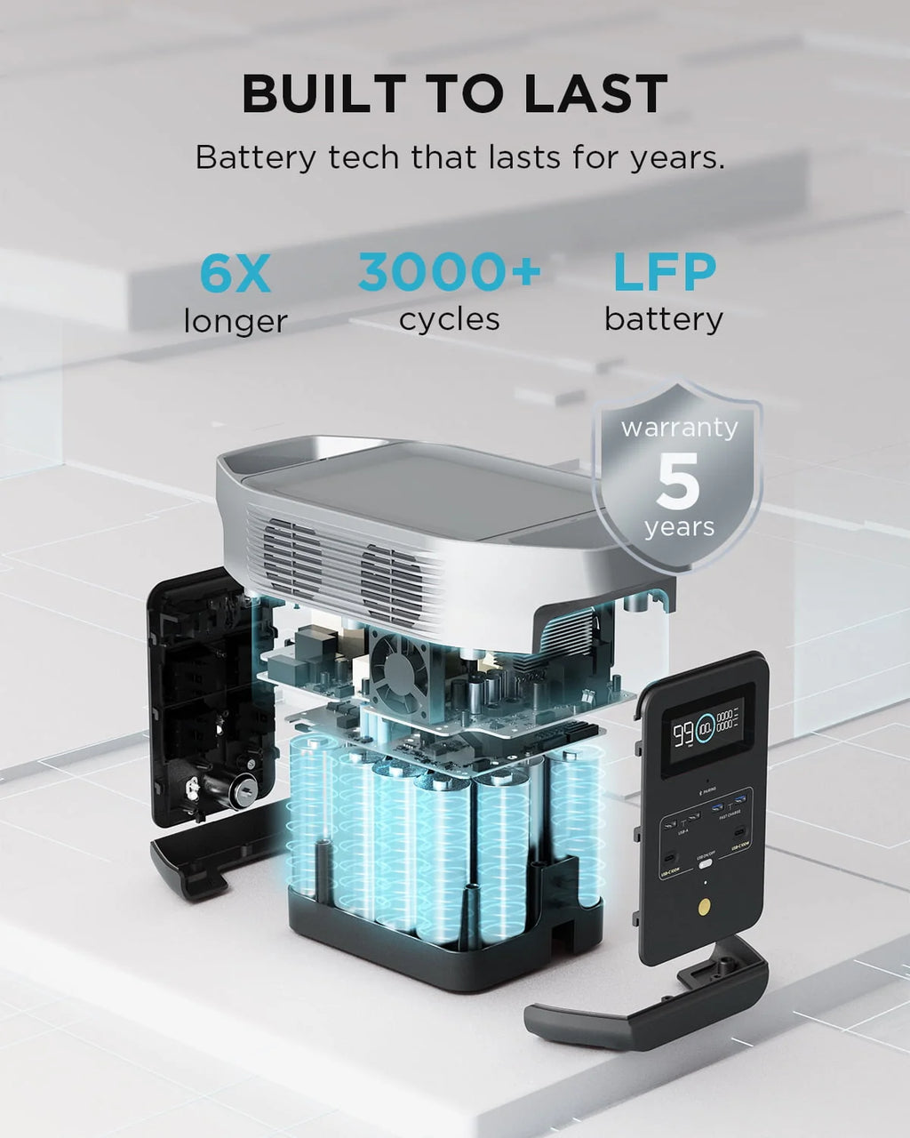 1024Wh 1800W Portable Power Station W83478