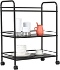 3-Tier Metal Rolling Utility Cart H945