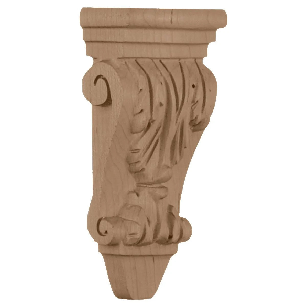 Extra Small Acanthus Pilaster Corbel Maple H58579