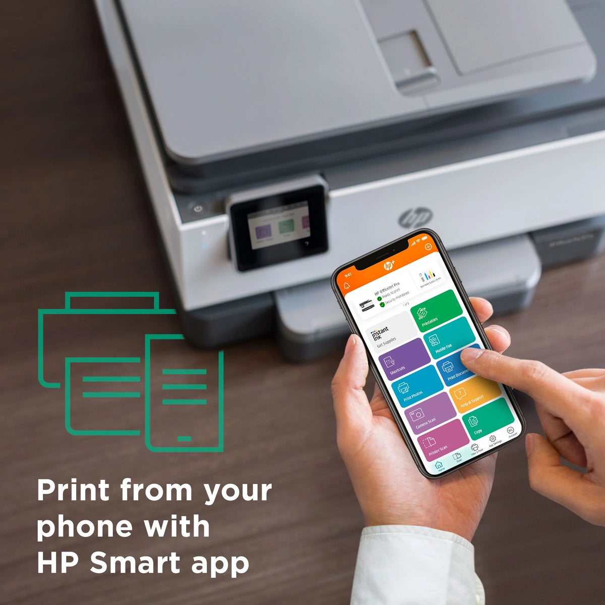 Wireless Color Inkjet All-in-One Printer O24089