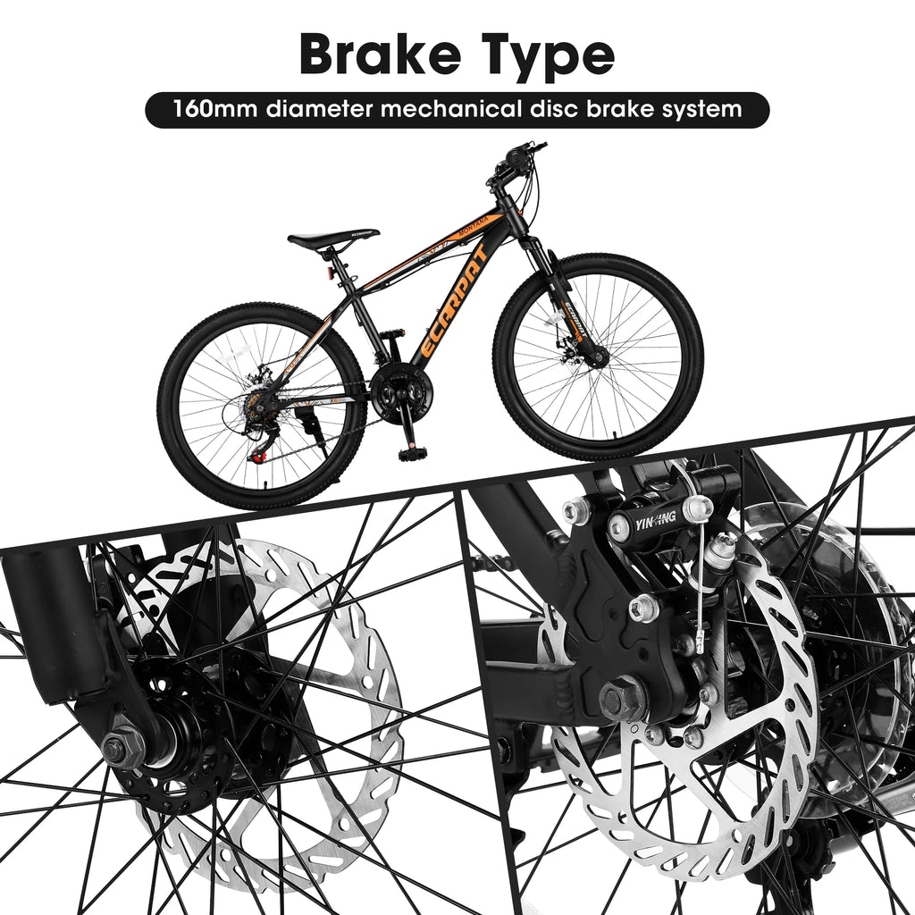 24 inch Aluminum Mountain Bike with Disc Brakes P18363