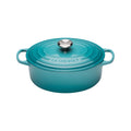Cast Iron Oval Casserole 31 Cm Teal N326198