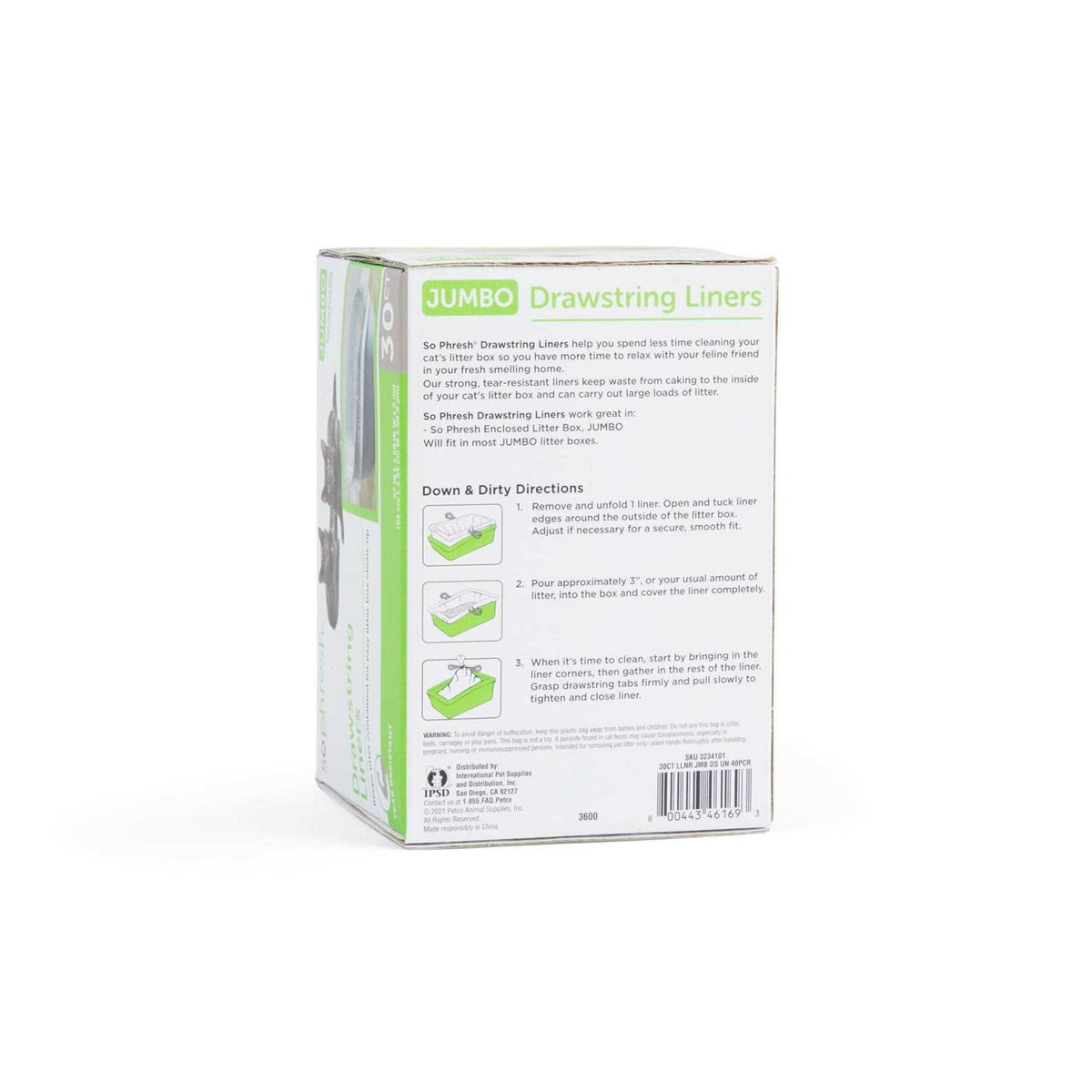 Drawstring Cat Litter Box Liners K230079