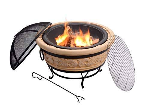 27 inch Round Wood Burning Fire Pit I25577